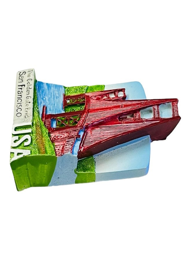 Moira 3D Resin Magnet for Fridge Decoration Travel Souvenir USA Golden Gate Bridge - Image 5